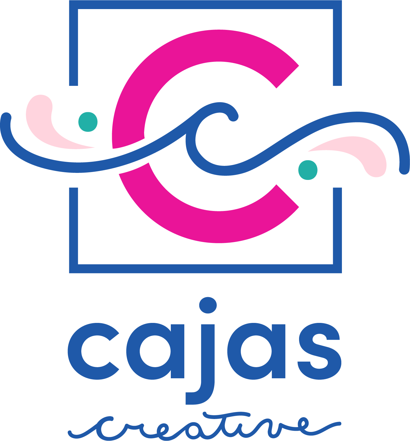 Cajas Creative Logo stacked version<br />
